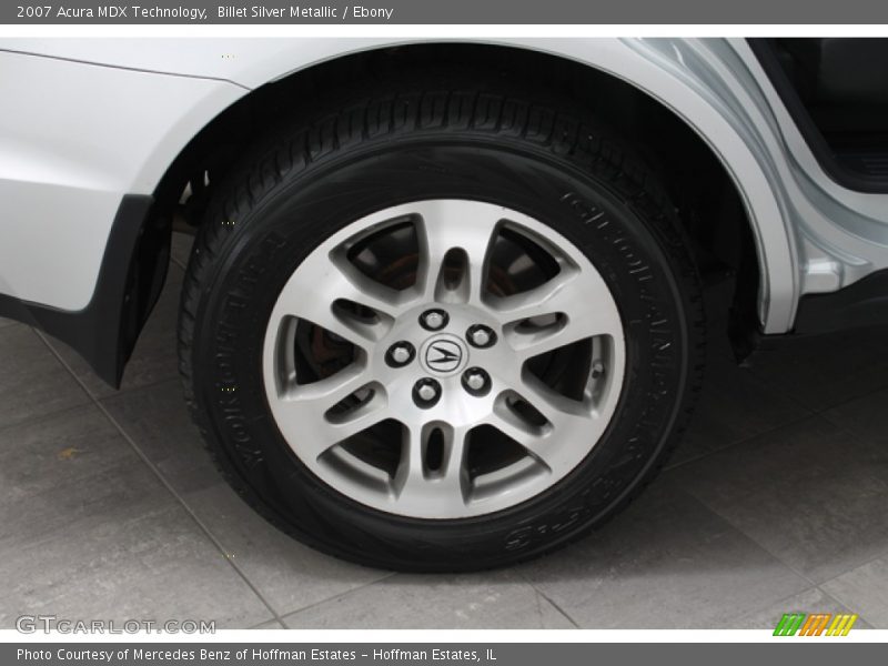 Billet Silver Metallic / Ebony 2007 Acura MDX Technology