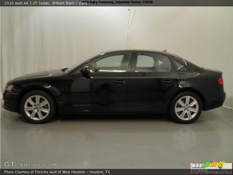Brilliant Black / Black 2010 Audi A4 2.0T Sedan