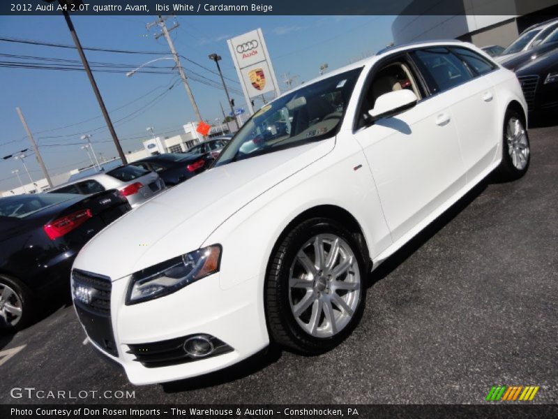 Ibis White / Cardamom Beige 2012 Audi A4 2.0T quattro Avant