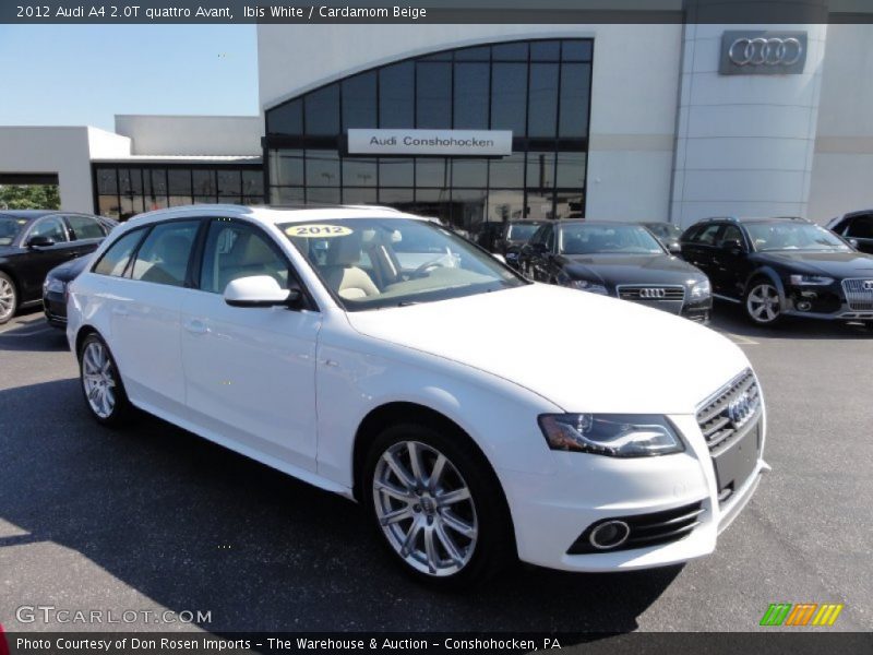 Ibis White / Cardamom Beige 2012 Audi A4 2.0T quattro Avant