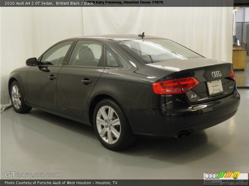 Brilliant Black / Black 2010 Audi A4 2.0T Sedan