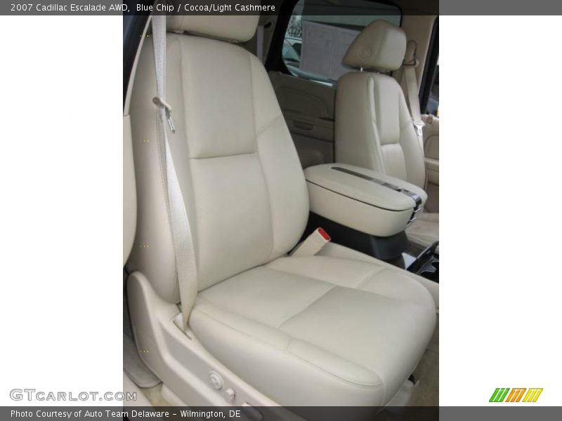 Blue Chip / Cocoa/Light Cashmere 2007 Cadillac Escalade AWD