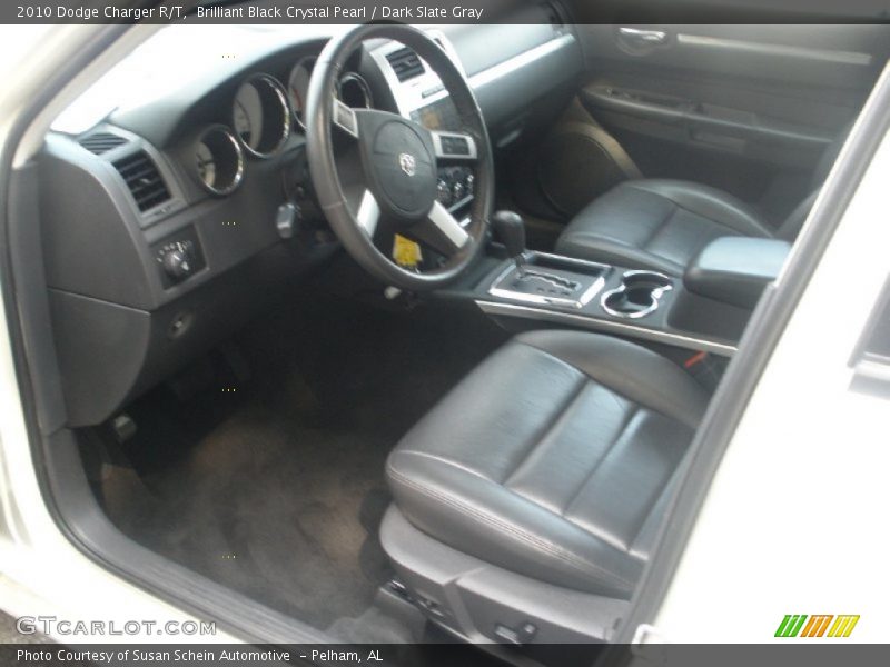 Brilliant Black Crystal Pearl / Dark Slate Gray 2010 Dodge Charger R/T