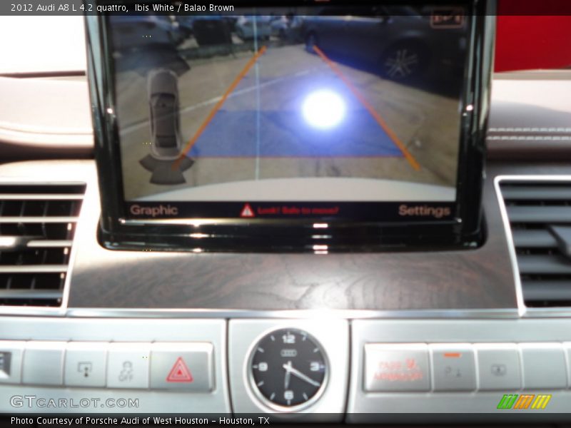 Ibis White / Balao Brown 2012 Audi A8 L 4.2 quattro