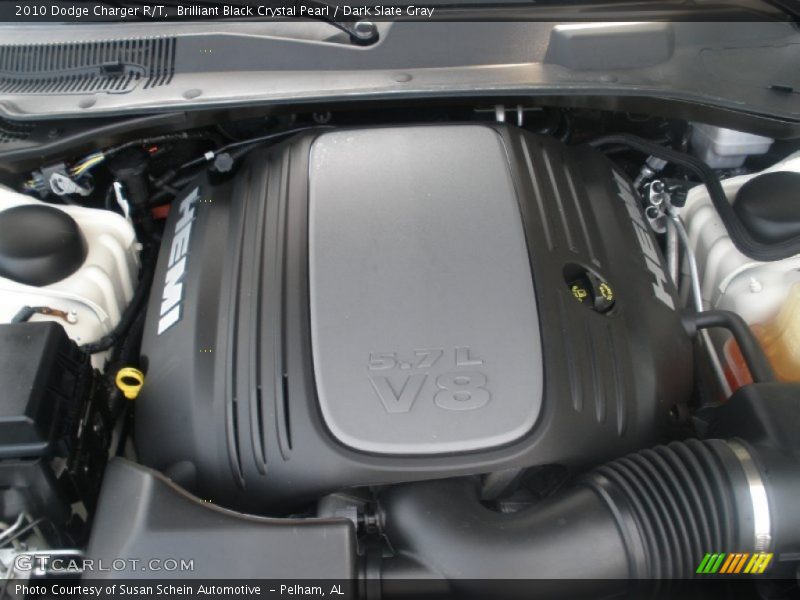 Brilliant Black Crystal Pearl / Dark Slate Gray 2010 Dodge Charger R/T