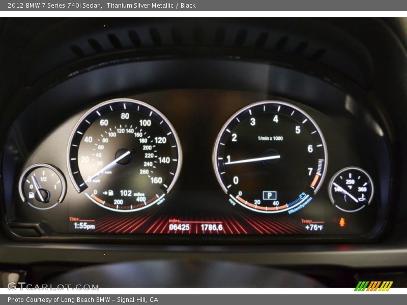  2012 7 Series 740i Sedan 740i Sedan Gauges