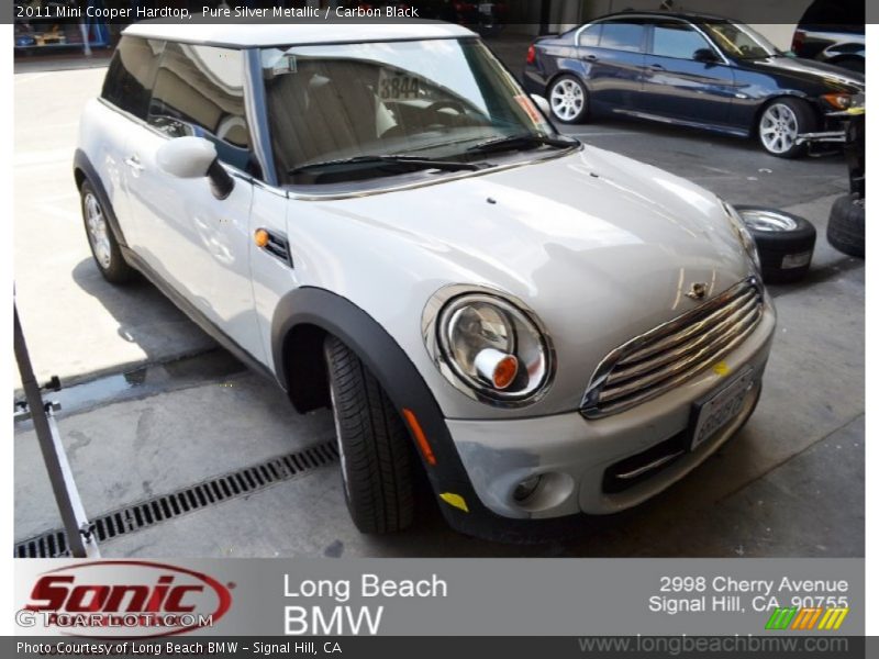 Pure Silver Metallic / Carbon Black 2011 Mini Cooper Hardtop