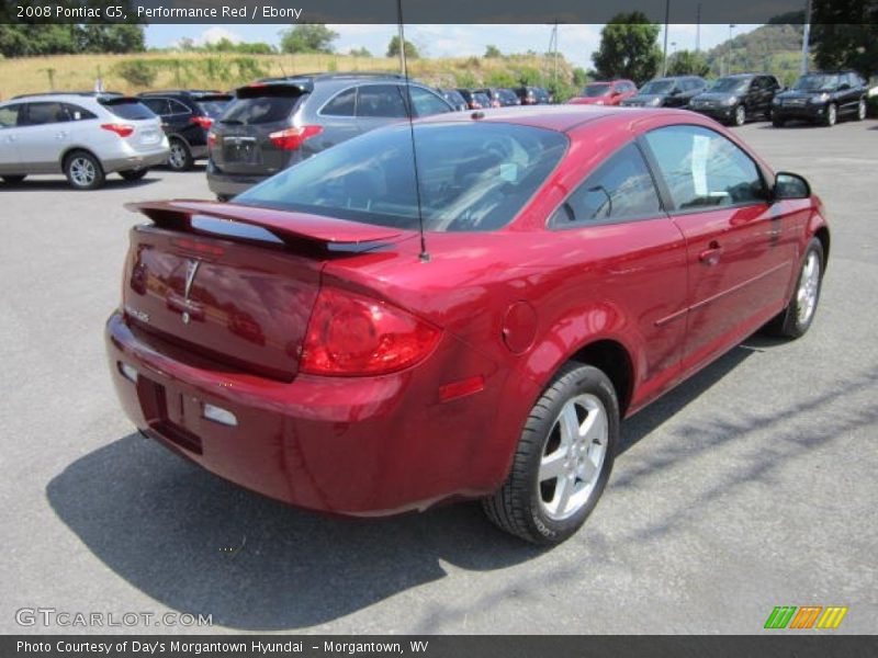 Performance Red / Ebony 2008 Pontiac G5