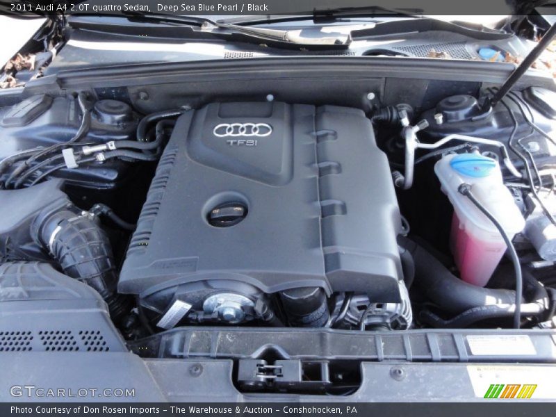 Deep Sea Blue Pearl / Black 2011 Audi A4 2.0T quattro Sedan