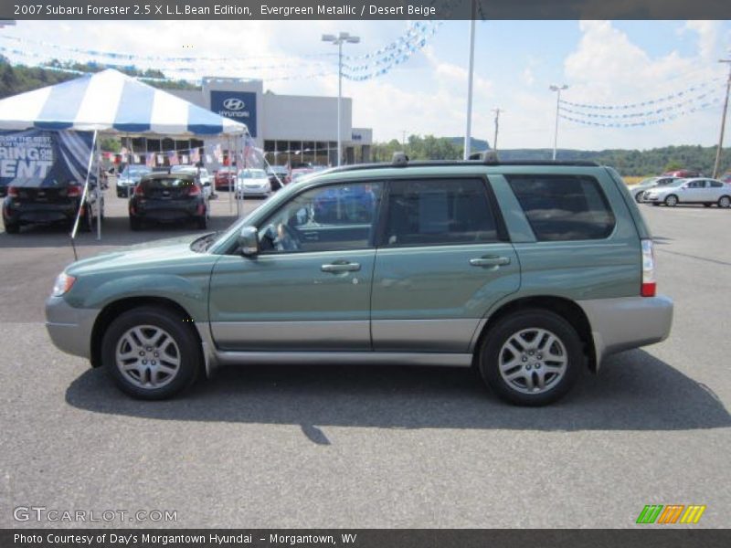 Evergreen Metallic / Desert Beige 2007 Subaru Forester 2.5 X L.L.Bean Edition