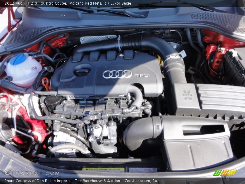  2012 TT 2.0T quattro Coupe Engine - 2.0 Liter FSI Turbocharged DOHC 16-Valve VVT 4 Cylinder