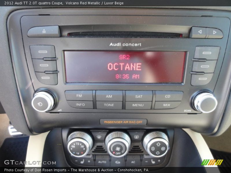 Audio System of 2012 TT 2.0T quattro Coupe