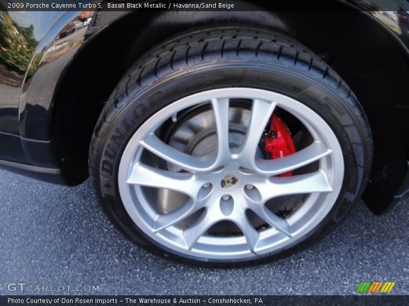 Basalt Black Metallic / Havanna/Sand Beige 2009 Porsche Cayenne Turbo S
