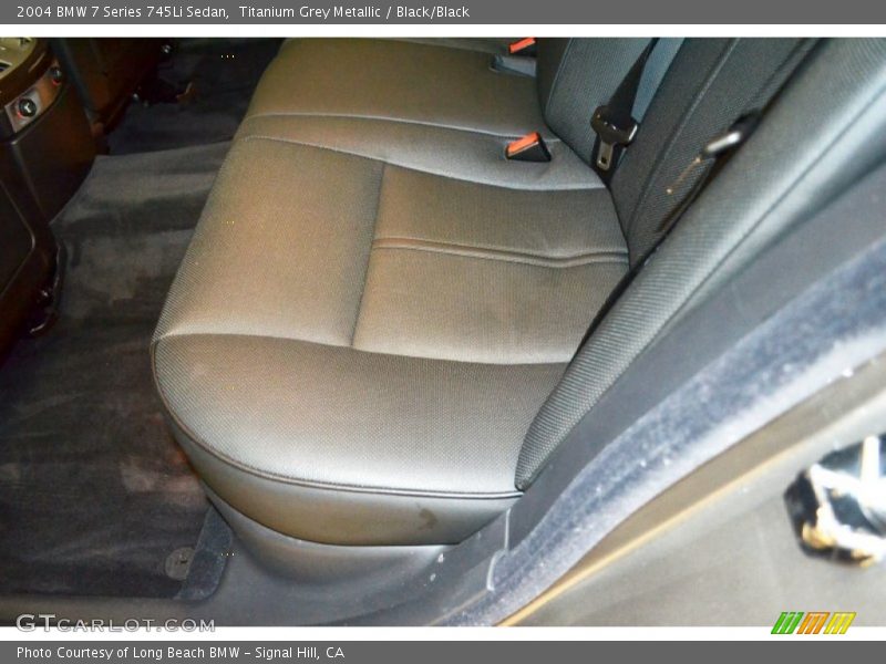 Titanium Grey Metallic / Black/Black 2004 BMW 7 Series 745Li Sedan