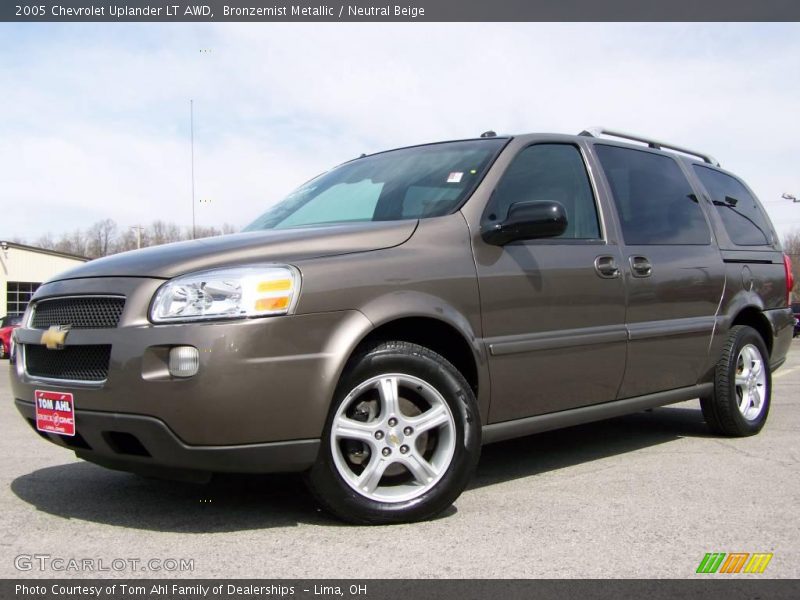 Bronzemist Metallic / Neutral Beige 2005 Chevrolet Uplander LT AWD