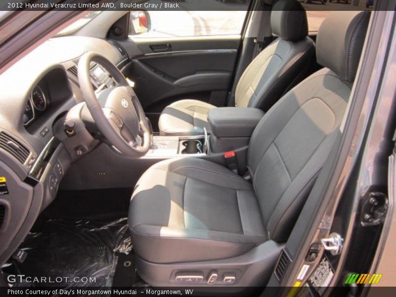 Boulder Gray / Black 2012 Hyundai Veracruz Limited AWD