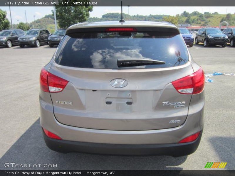 Chai Bronze / Taupe 2012 Hyundai Tucson GLS AWD