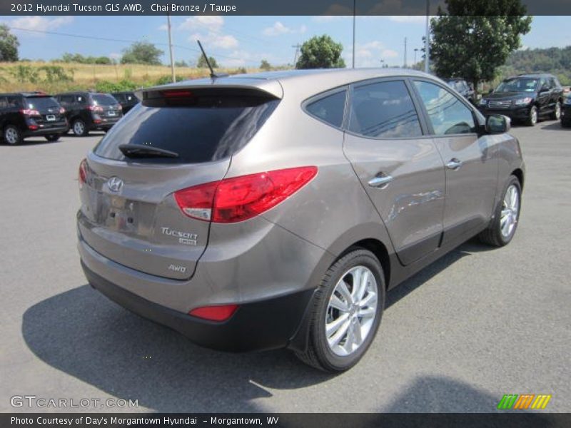 Chai Bronze / Taupe 2012 Hyundai Tucson GLS AWD