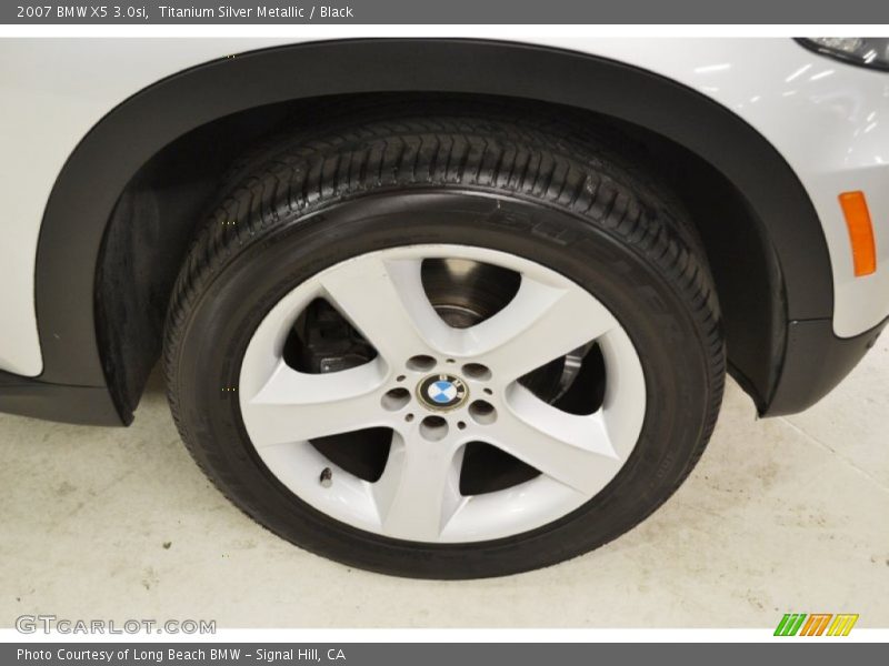 Titanium Silver Metallic / Black 2007 BMW X5 3.0si