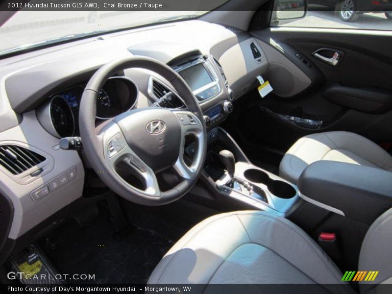 Chai Bronze / Taupe 2012 Hyundai Tucson GLS AWD