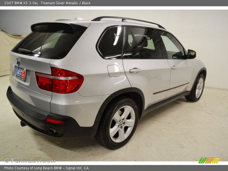 Titanium Silver Metallic / Black 2007 BMW X5 3.0si