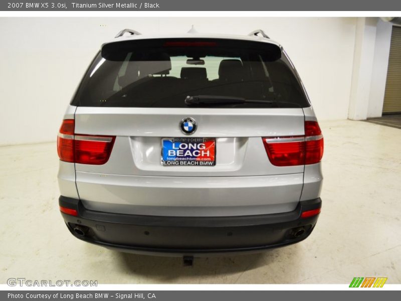 Titanium Silver Metallic / Black 2007 BMW X5 3.0si
