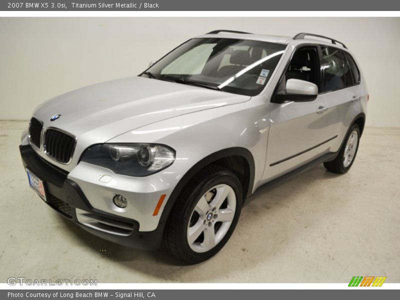 Titanium Silver Metallic / Black 2007 BMW X5 3.0si