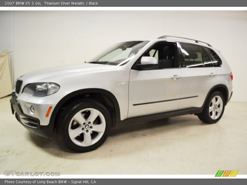 Titanium Silver Metallic / Black 2007 BMW X5 3.0si