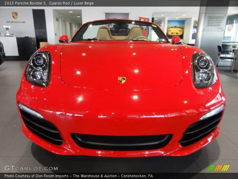 Guards Red / Luxor Beige 2013 Porsche Boxster S
