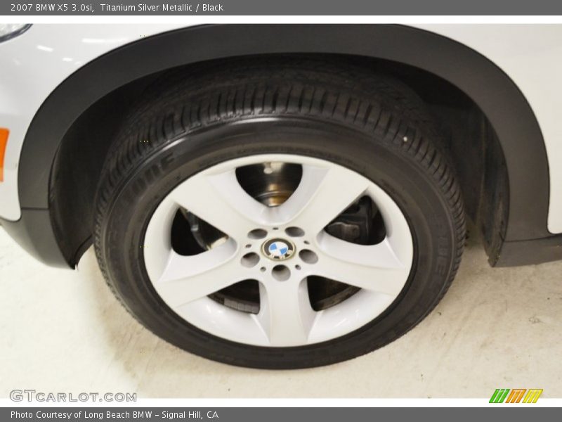 Titanium Silver Metallic / Black 2007 BMW X5 3.0si