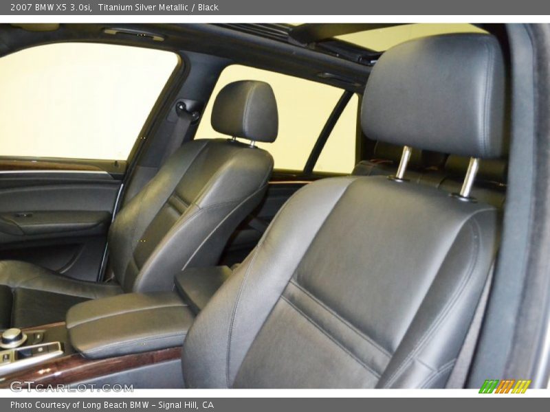 Titanium Silver Metallic / Black 2007 BMW X5 3.0si