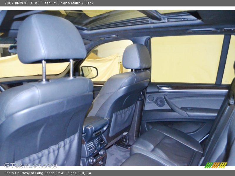 Titanium Silver Metallic / Black 2007 BMW X5 3.0si