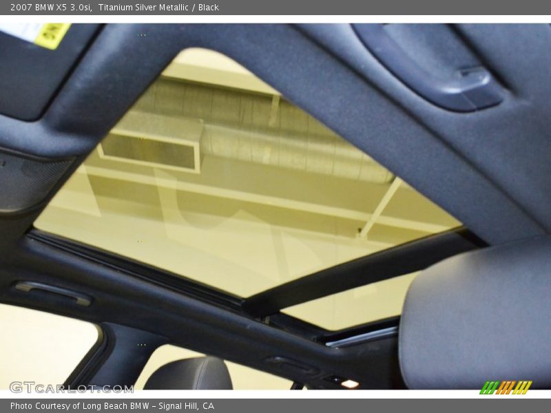 Titanium Silver Metallic / Black 2007 BMW X5 3.0si