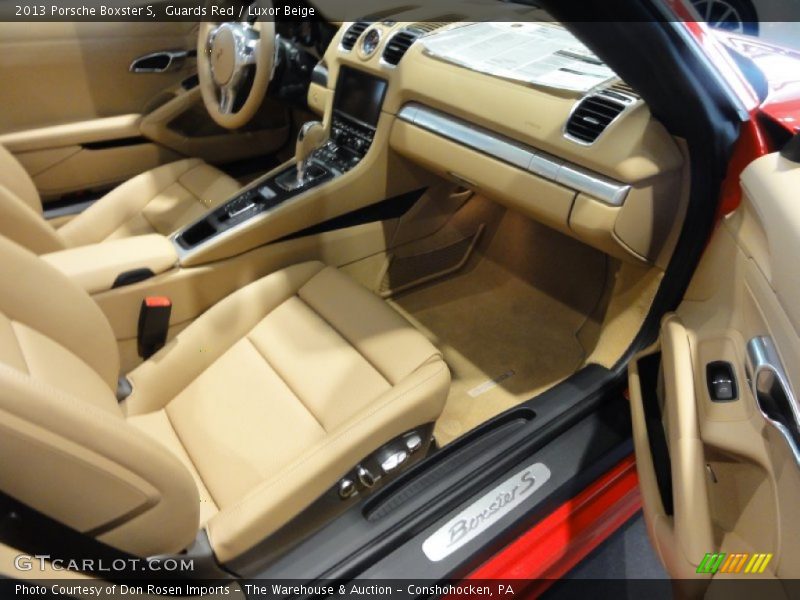  2013 Boxster S Luxor Beige Interior