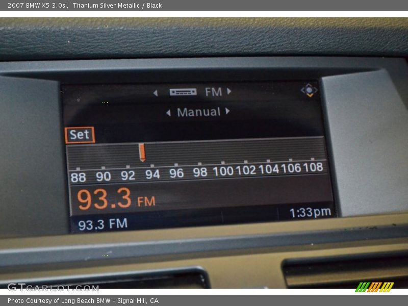 Titanium Silver Metallic / Black 2007 BMW X5 3.0si