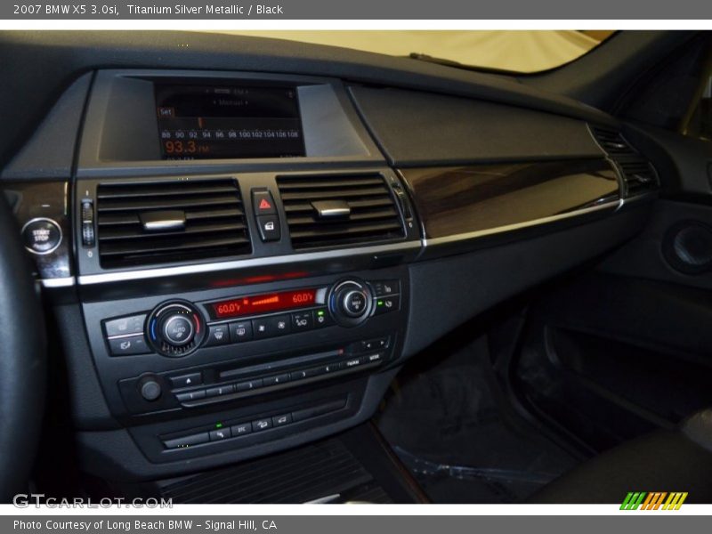 Titanium Silver Metallic / Black 2007 BMW X5 3.0si