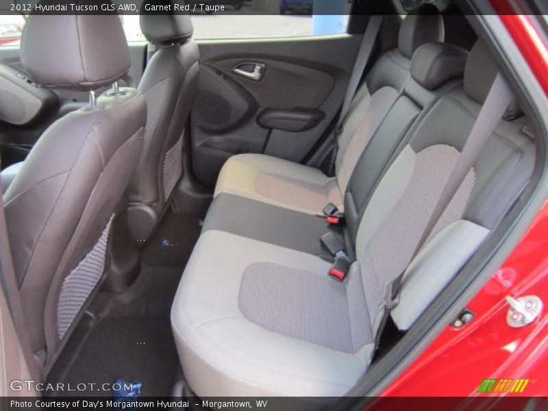 Garnet Red / Taupe 2012 Hyundai Tucson GLS AWD