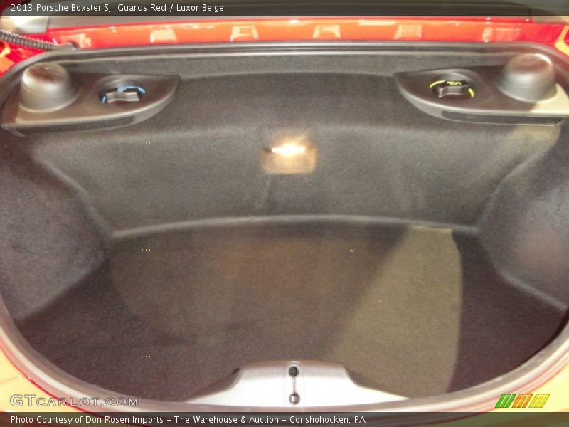  2013 Boxster S Trunk