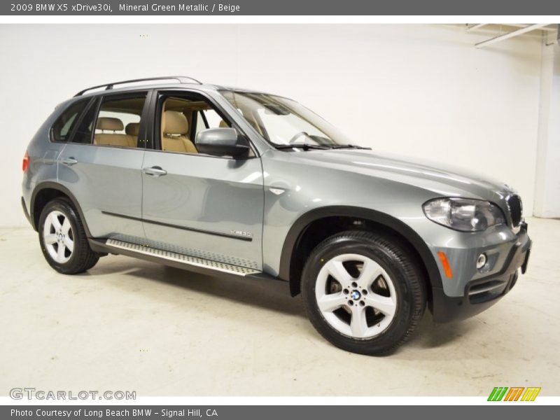 Mineral Green Metallic / Beige 2009 BMW X5 xDrive30i