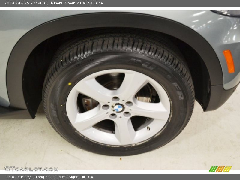 Mineral Green Metallic / Beige 2009 BMW X5 xDrive30i