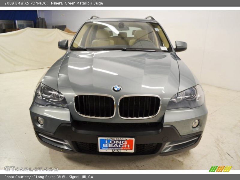 Mineral Green Metallic / Beige 2009 BMW X5 xDrive30i
