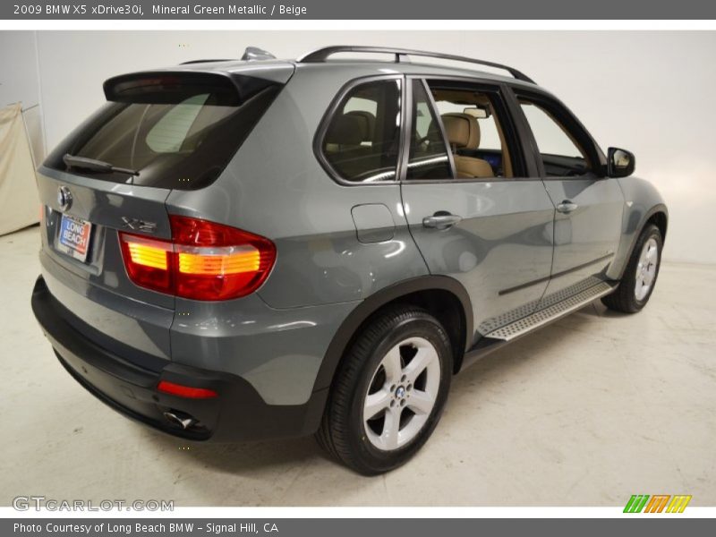 Mineral Green Metallic / Beige 2009 BMW X5 xDrive30i