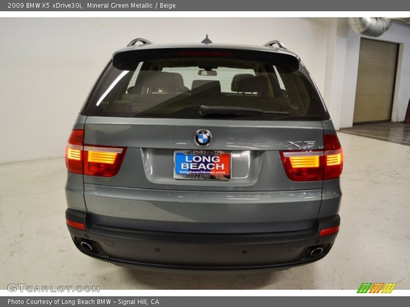 Mineral Green Metallic / Beige 2009 BMW X5 xDrive30i