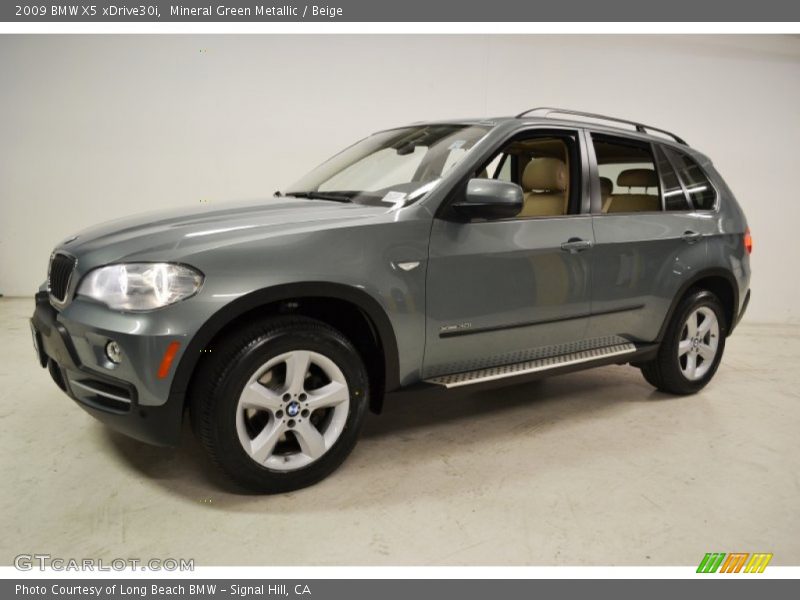Mineral Green Metallic / Beige 2009 BMW X5 xDrive30i