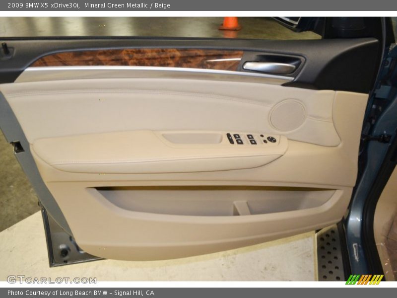 Mineral Green Metallic / Beige 2009 BMW X5 xDrive30i