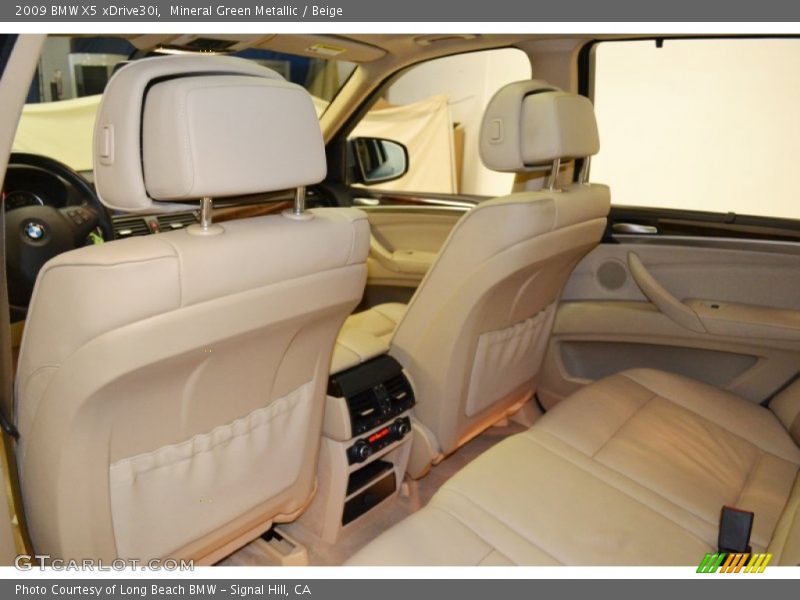 Mineral Green Metallic / Beige 2009 BMW X5 xDrive30i