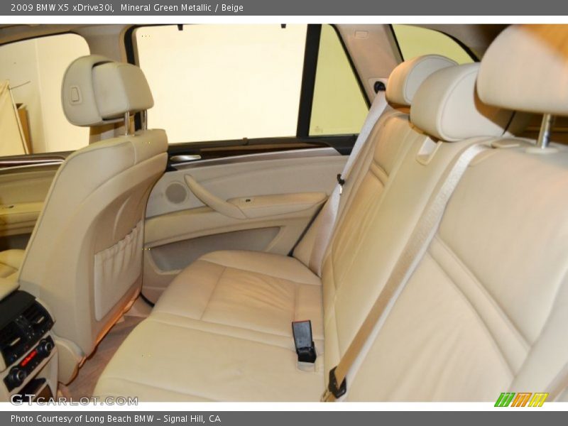 Mineral Green Metallic / Beige 2009 BMW X5 xDrive30i