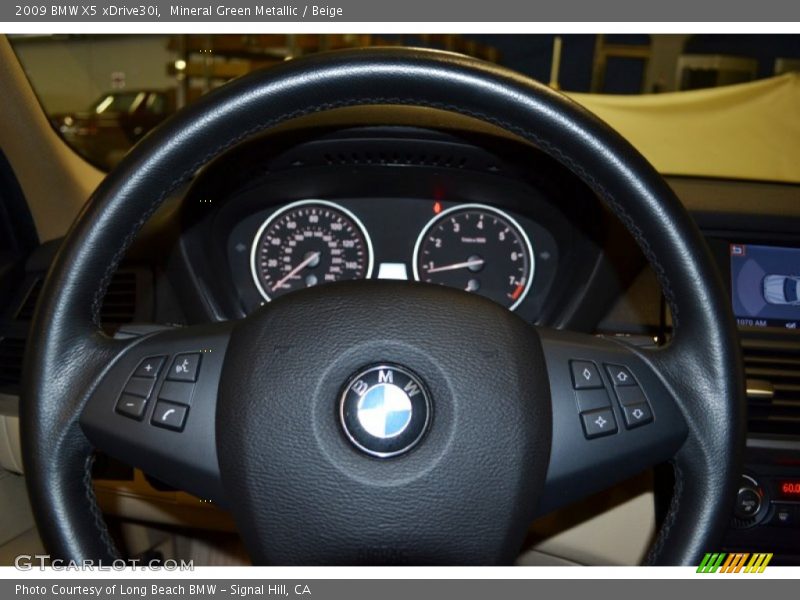 Mineral Green Metallic / Beige 2009 BMW X5 xDrive30i
