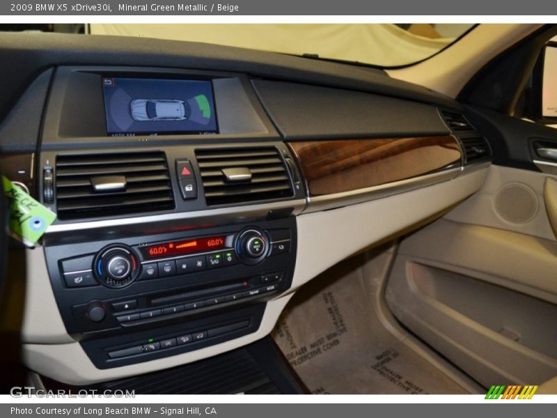 Mineral Green Metallic / Beige 2009 BMW X5 xDrive30i