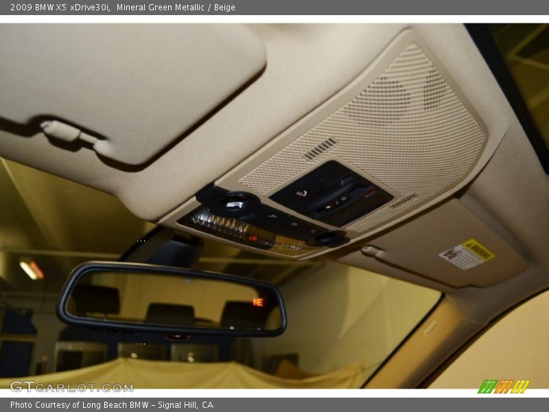 Mineral Green Metallic / Beige 2009 BMW X5 xDrive30i
